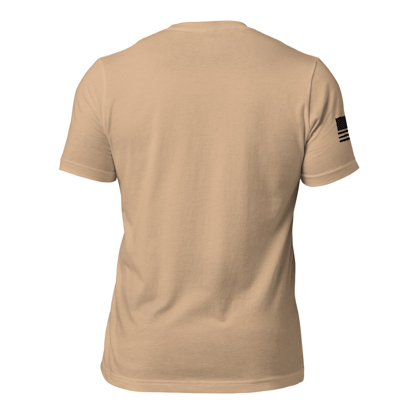 LW BLACK LOGO W/FLAG UNISEX T-SHIRT