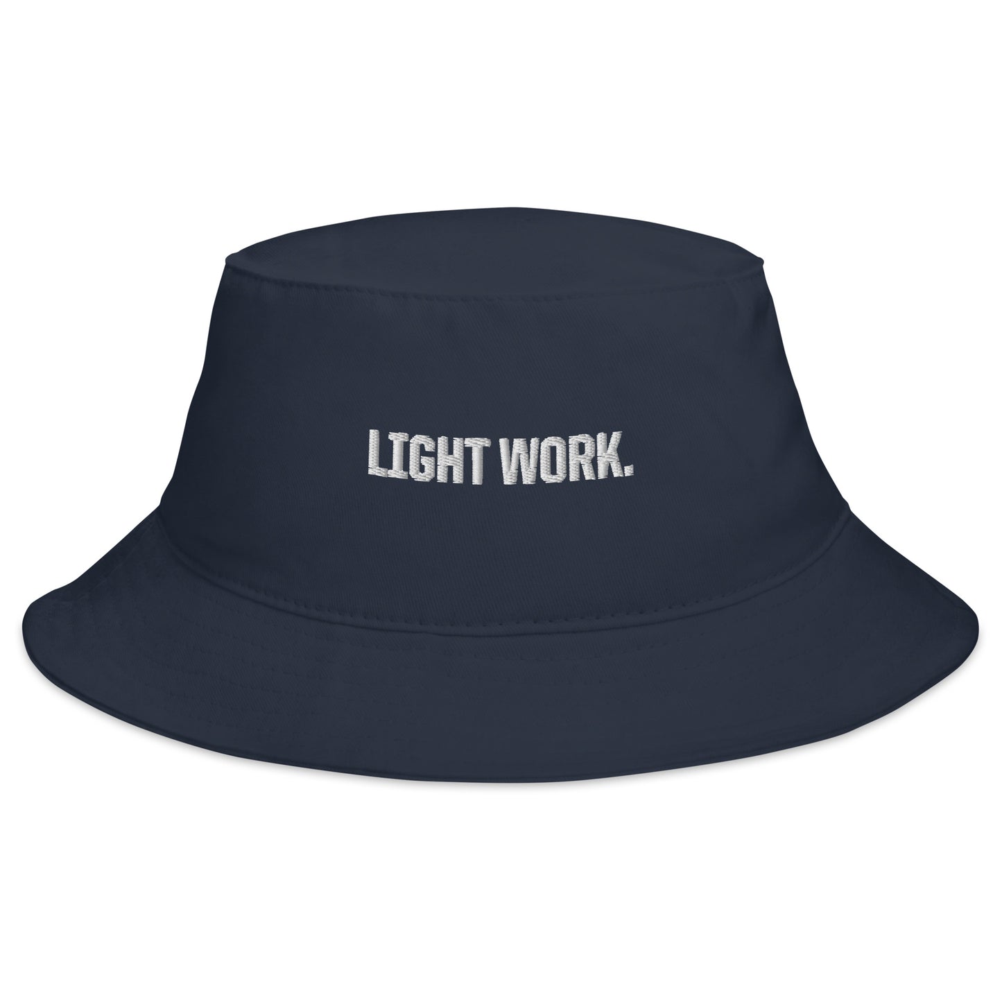 LW WHITE LOGO BUCKET HAT