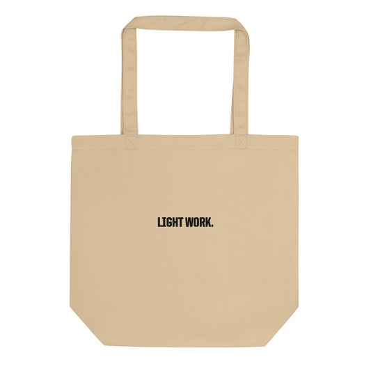 LW BLACK LOGO TOTE BAG