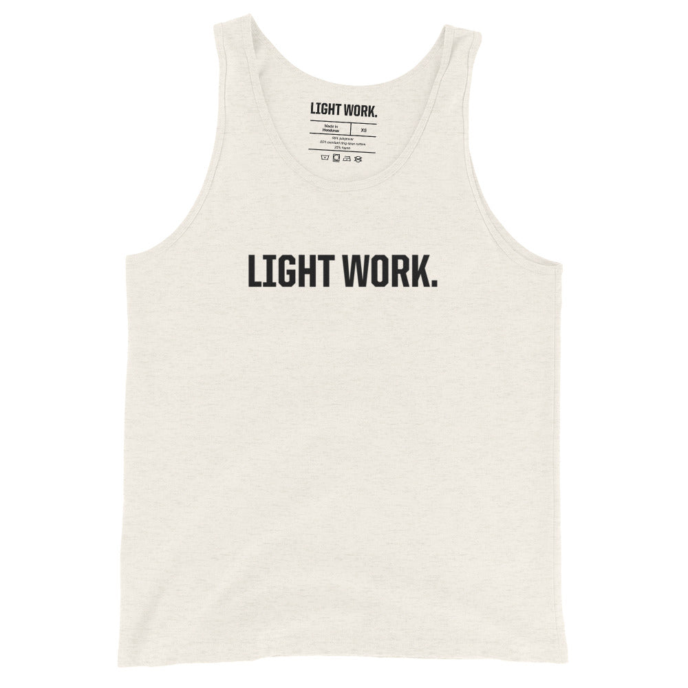 LW BLACK LOGO MEN'S TANK TOP