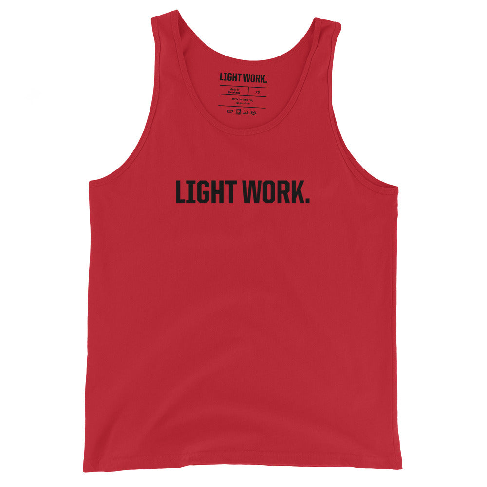 LW BLACK LOGO MEN'S TANK TOP