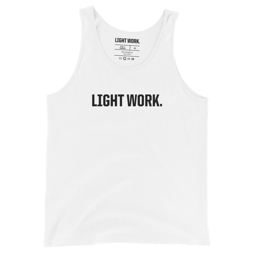 LW BLACK LOGO MEN'S TANK TOP
