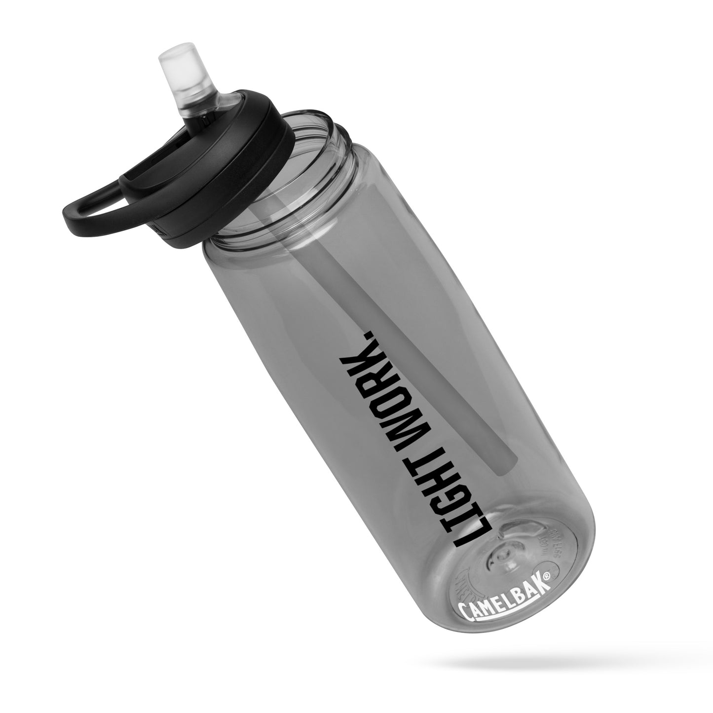 LW BLACK LOGO WATER BOTTLE