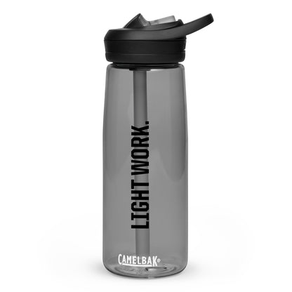 LW BLACK LOGO WATER BOTTLE