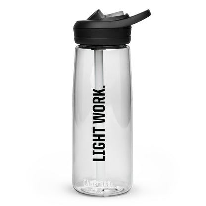 LW BLACK LOGO WATER BOTTLE