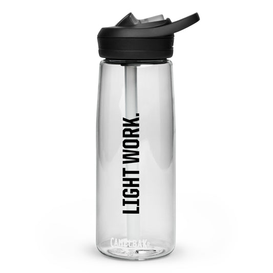 LW BLACK LOGO WATER BOTTLE
